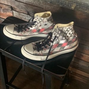 American flag converse sneakers high tops